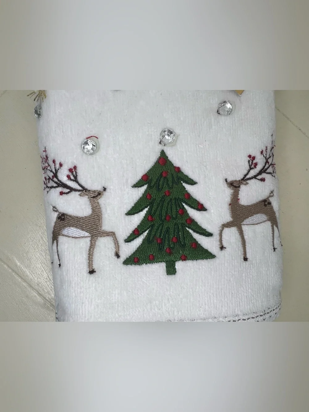 Brand New-Papyrus Christmas Reindeer Hand Towels - Set of 2